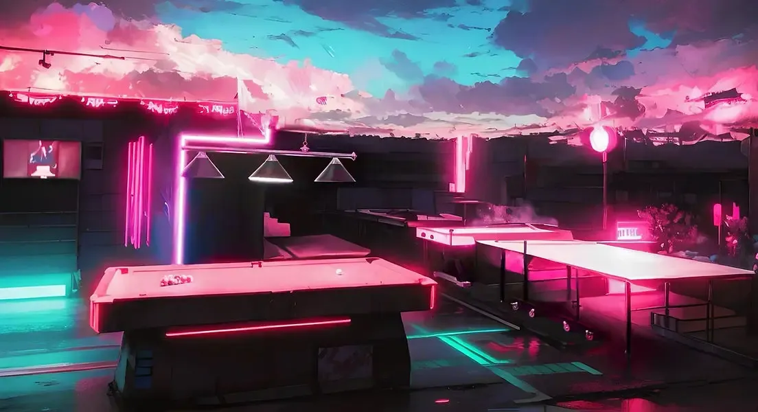 Entertainment venue games room